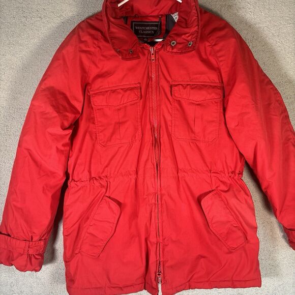 Westchester Classics Puffer Jacket Men’s Size Medium Red 80% Down 20% Feathers - Picture 3 of 13